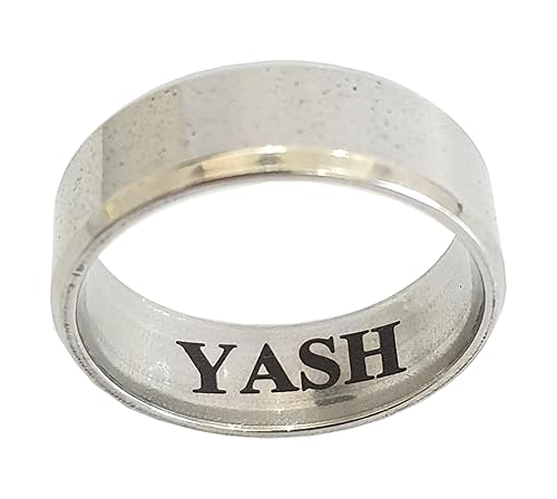Custom Personalized Engraved Name or Date Ring for Men and Women Valentines Day Gift for Him/Her