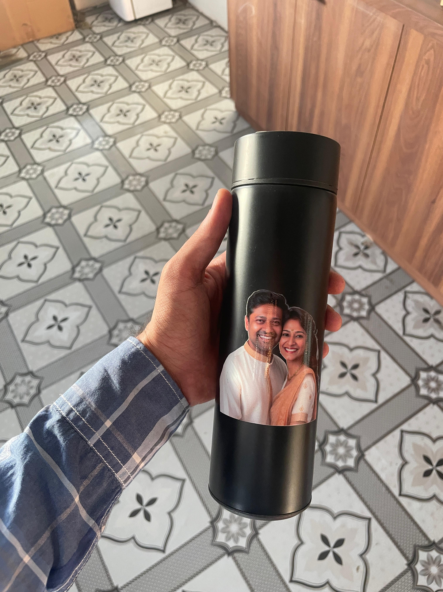 Customize Photo Printed Temperature Water Bottle