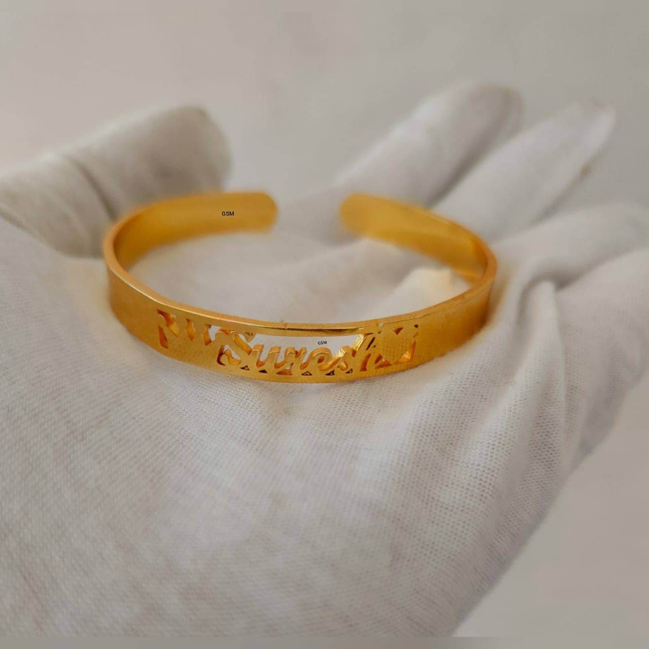 Adjustable Name Kada Gift For Him And Her