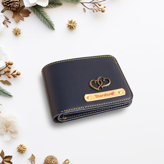 Best Personalized Gift for Men & Women, Customized Wallet with Name & Charm, Unique Wallet with a Personalized Touch (Modern)