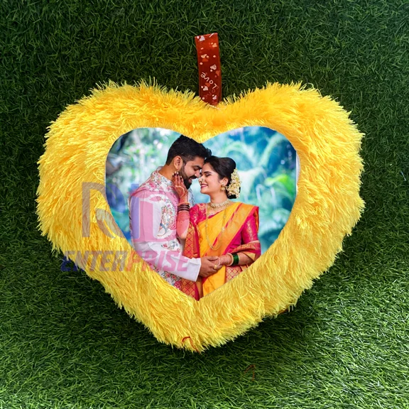 Customized Pillow Sublimation Printed Heart Shapes with Your Photos and Messages | Heart Cushion | Valentine Gifts