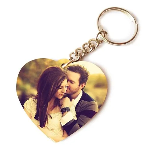 Personalised Sublimation MDF Keychain | Custom Photo Printed Keychain | 5 x 5 cm |