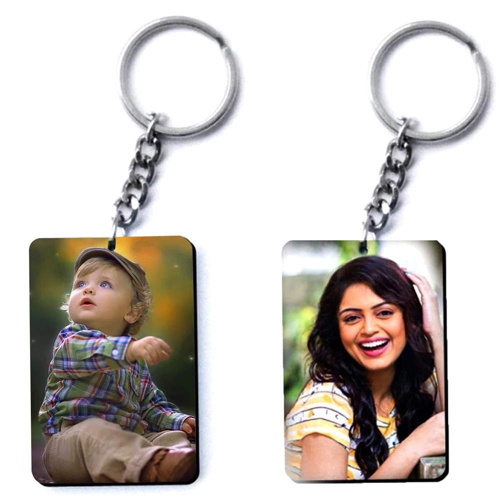 Personalised Sublimation MDF Keychain | Custom Photo Printed Keychain | 5 x 5 cm |