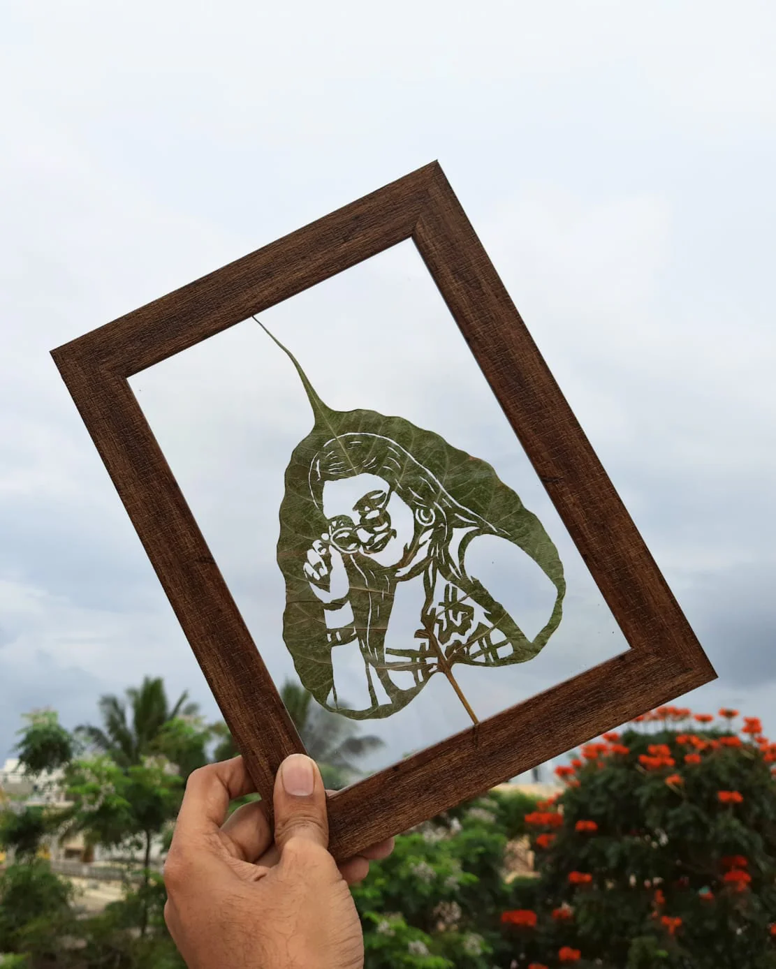 Leaf Art Portrait
