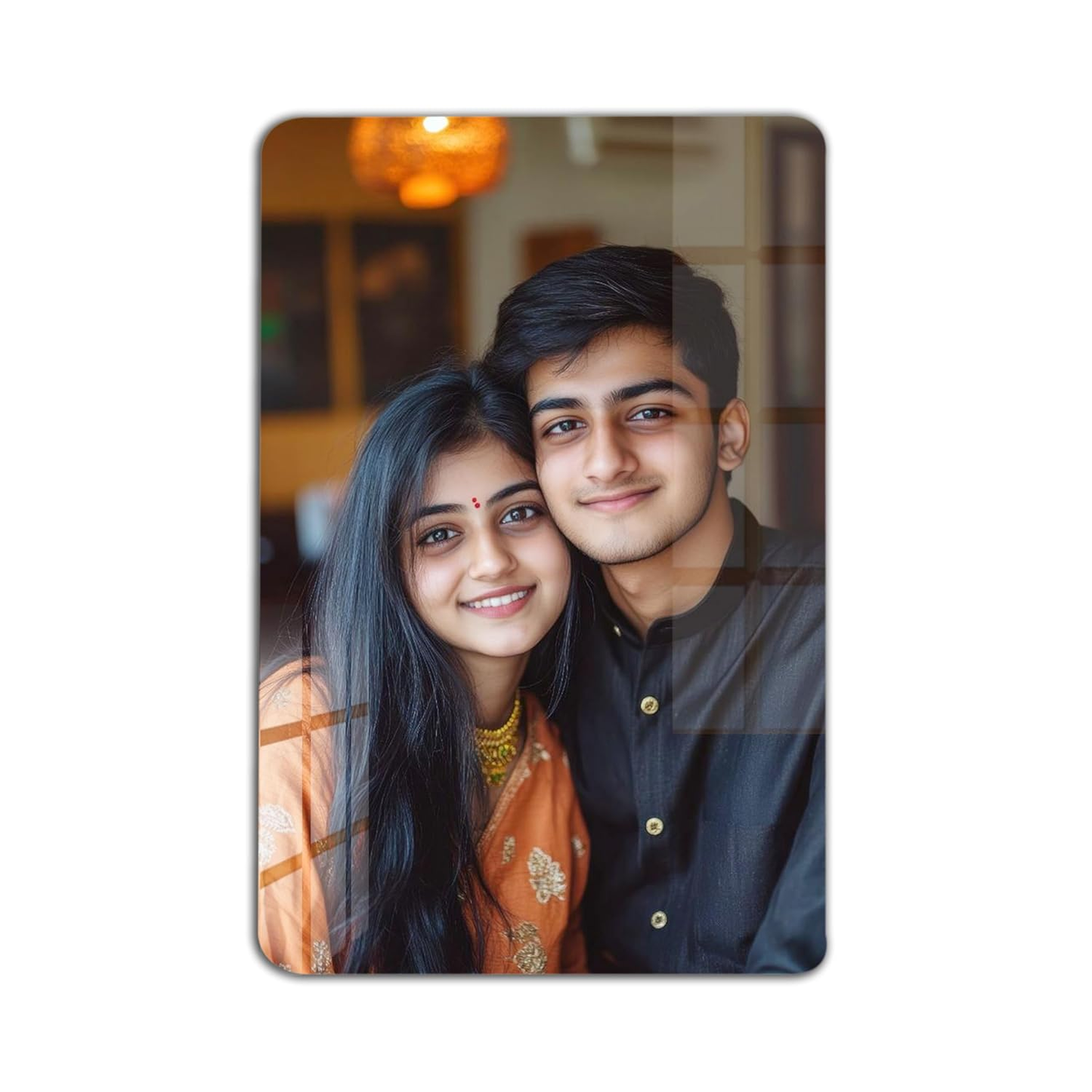 Customized Acrylic Photo Frame for Wall Personalized Clear Acrylic Wall Mount Frameless Picture Photo | Photo Frame for Birthday, Special Moment, Family