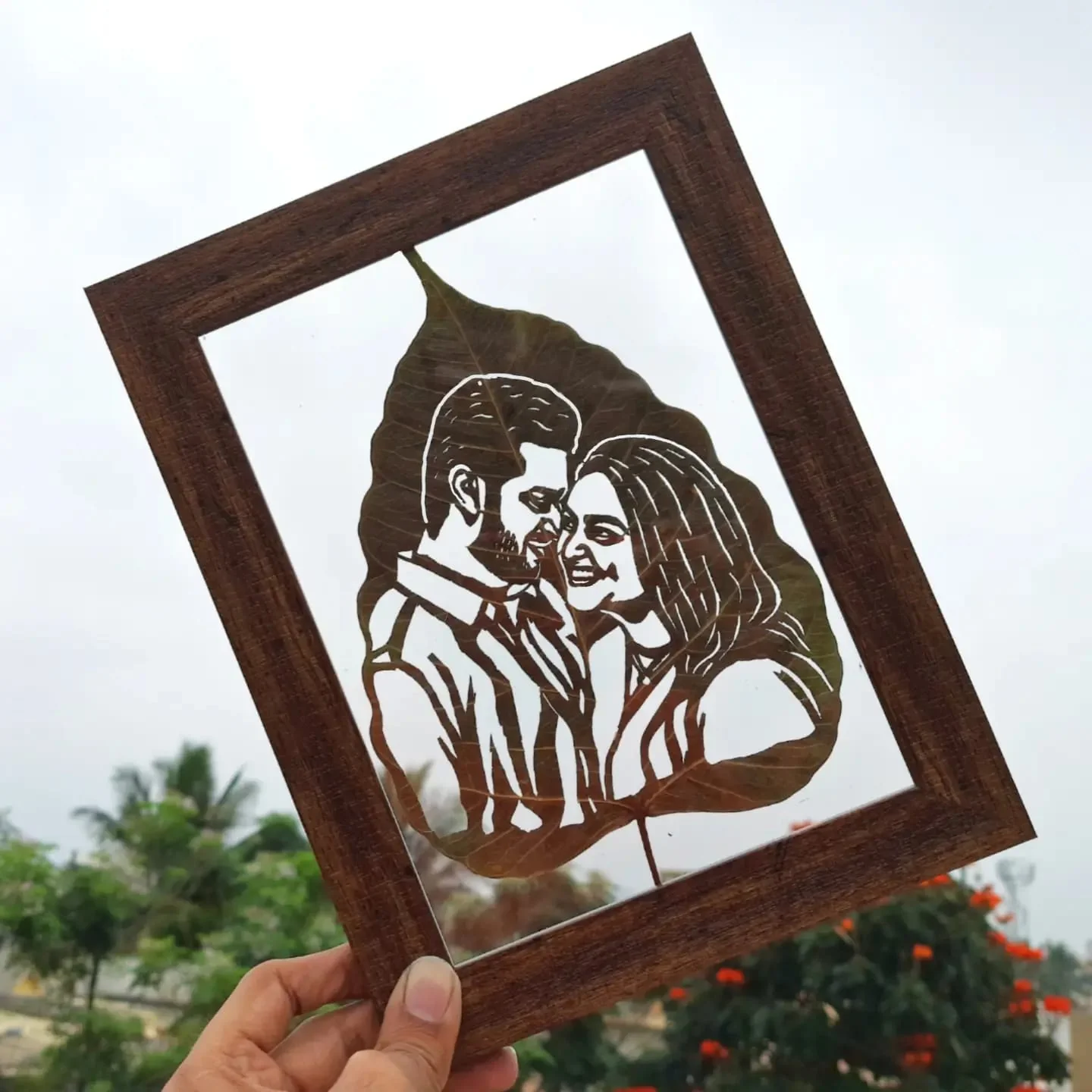 Leaf Art Portrait