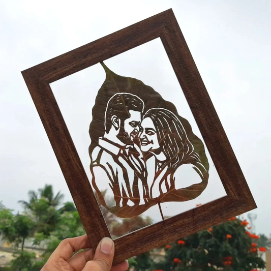 Leaf Art Portrait