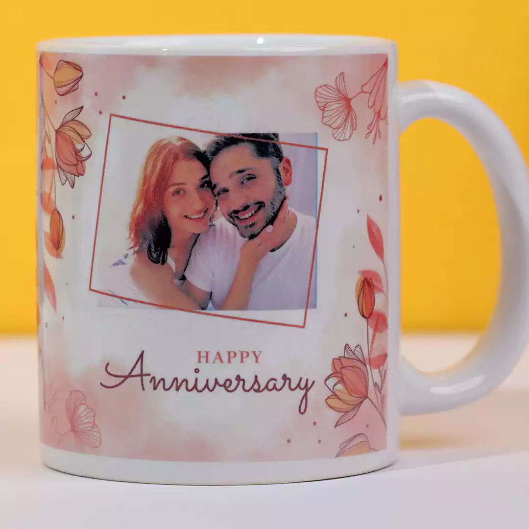 Customized|Personalized Photo on Coffee Mug|Cup for Gift - White Ceramic Mugs Name Gifts for Birthday 350 ml