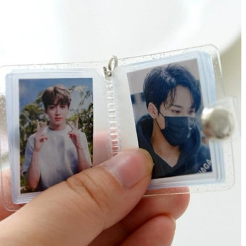 Customized Personalized 16-Photo Keychain Album, Transparent