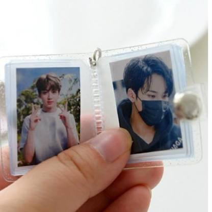 Customized Personalized 16-Photo Keychain Album, Transparent