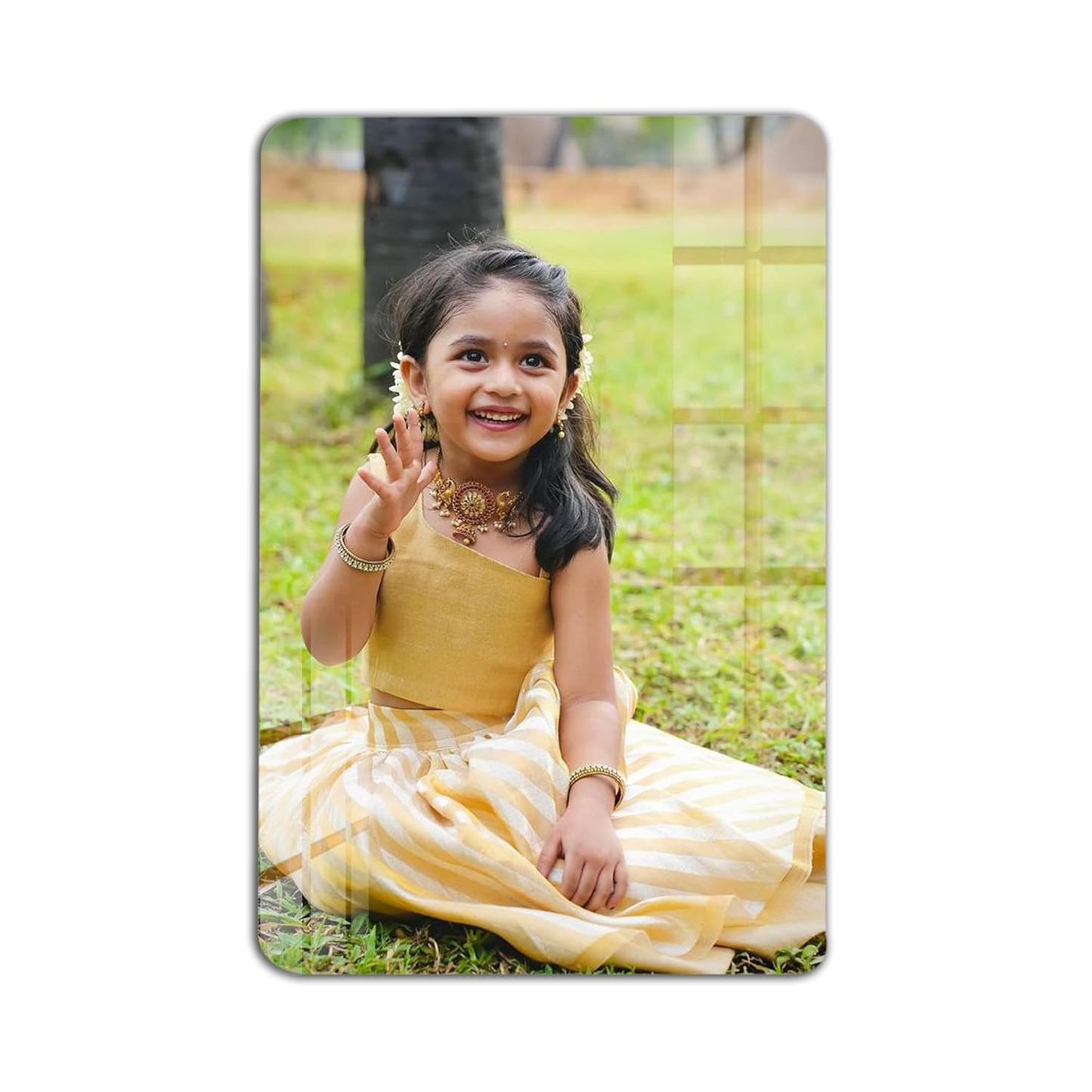 Customized Acrylic Photo Frame for Wall Personalized Clear Acrylic Wall Mount Frameless Picture Photo | Photo Frame for Birthday, Special Moment, Family