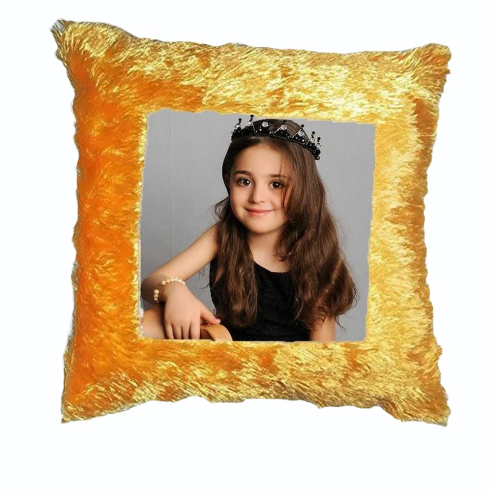 Customized Pillow Sublimation Printed Heart Shapes with Your Photos and Messages | Heart Cushion | Valentine Gifts