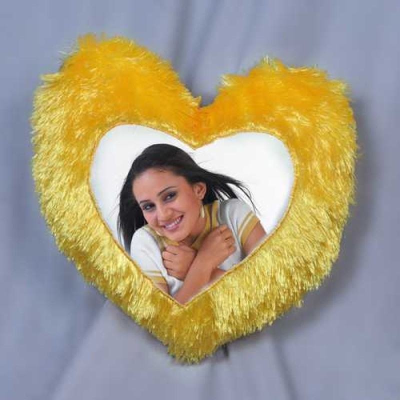 Customized Pillow Sublimation Printed Heart Shapes with Your Photos and Messages | Heart Cushion | Valentine Gifts